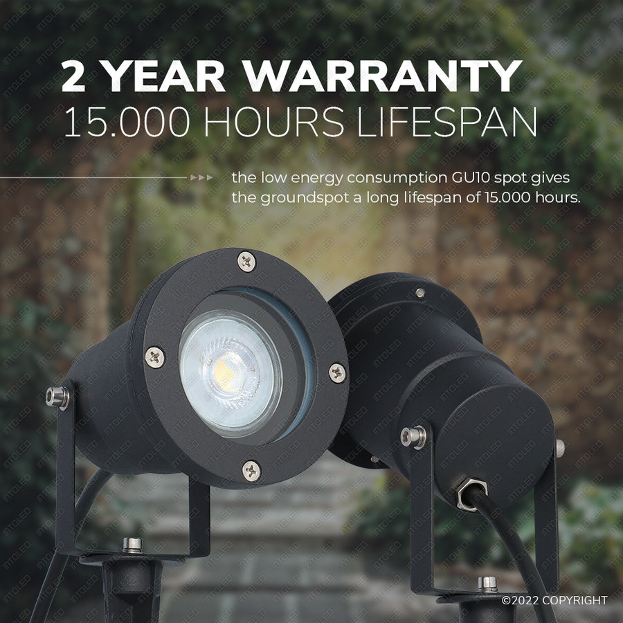 Set van 6 stuks LED inbouwspot Gyro 8W, dimbaar en 360 graden richtbaar - BV