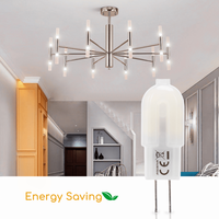 Set van 10 G4 LED Lampen - 1.3 Watt - 120 Lumen - 6500K Daglicht wit licht - 12V Steeklamp - G4 LED Capsule
