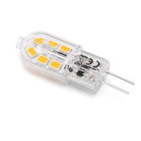 Set van 10 G4 LED Lampen - 1.3 Watt - 130 Lumen - 3000K Warm wit licht - 12V Steeklamp - G4 LED Capsule