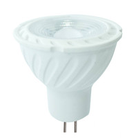GU5.3 MR16 LED spot 6,5 Watt 12V DC 455lm warmwit 3000K (vervangt 60W) 5 jaar garantie