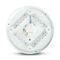 LED Plafondlamp/Plafonniere rond - 12W Lichtkleur instelbaar - 1200 Lumen - Ø23 cm - Diffuus licht - Wit met melkglas effect - IP20 Geschikt voor woonkamers, slaapkamers, kantoren en meer - 2 jaar garantie