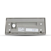 Moderne LED-Wand-Außenleuchte 12 Watt 1250lm 3000K Warmweiß IP65 Farbe Grau