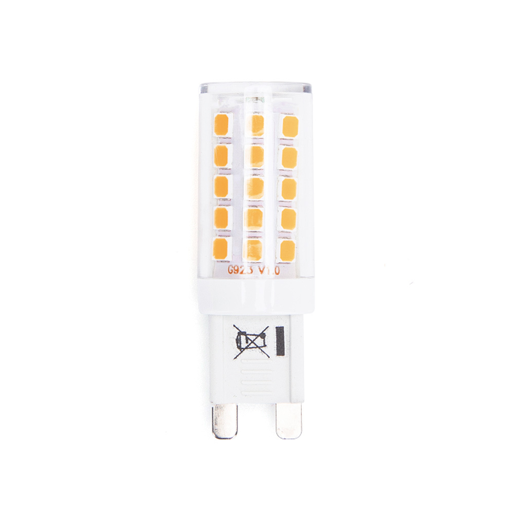 Aigostar G9 LED Lamp - 3.4 Watt - 380 Lumen - 3000K Warm wit licht - Flikkervrij - 12V Steeklamp - G