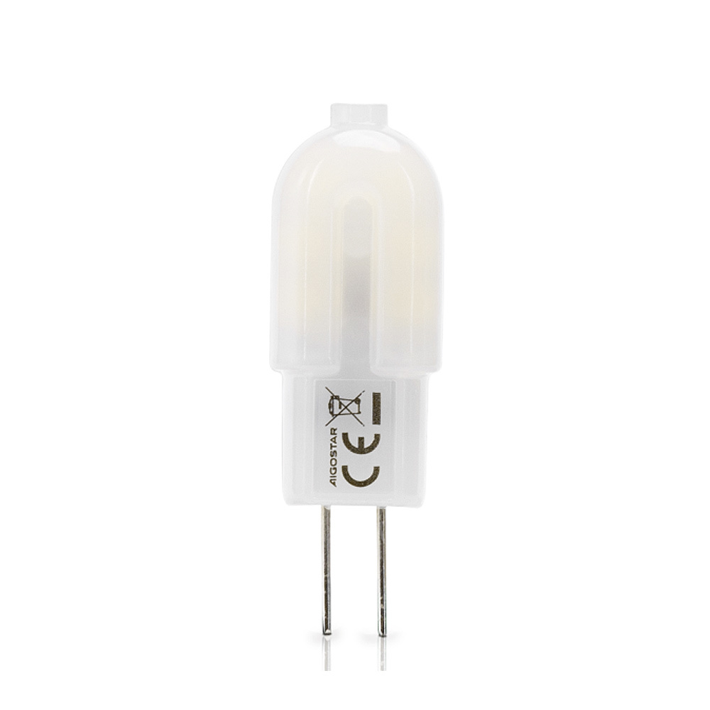 Aigostar G4 LED Lamp 1.3 Watt 120 Lumen 6500K Daglicht wit licht 12V Steeklamp G4 LED Capsule