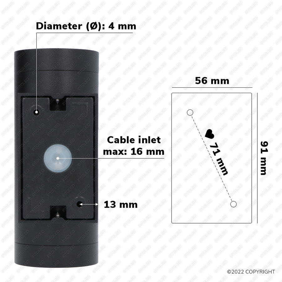 LED Beleuchtung Für Akustikpaneele - 4x50cm Blaues Licht, Dimmbar | Inkl. Netzteil & Fernbedienung