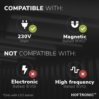 25x LED T8 Röhre 150 cm 24 Watt 2640lm 4000K Flimmerfrei inkl. Starter