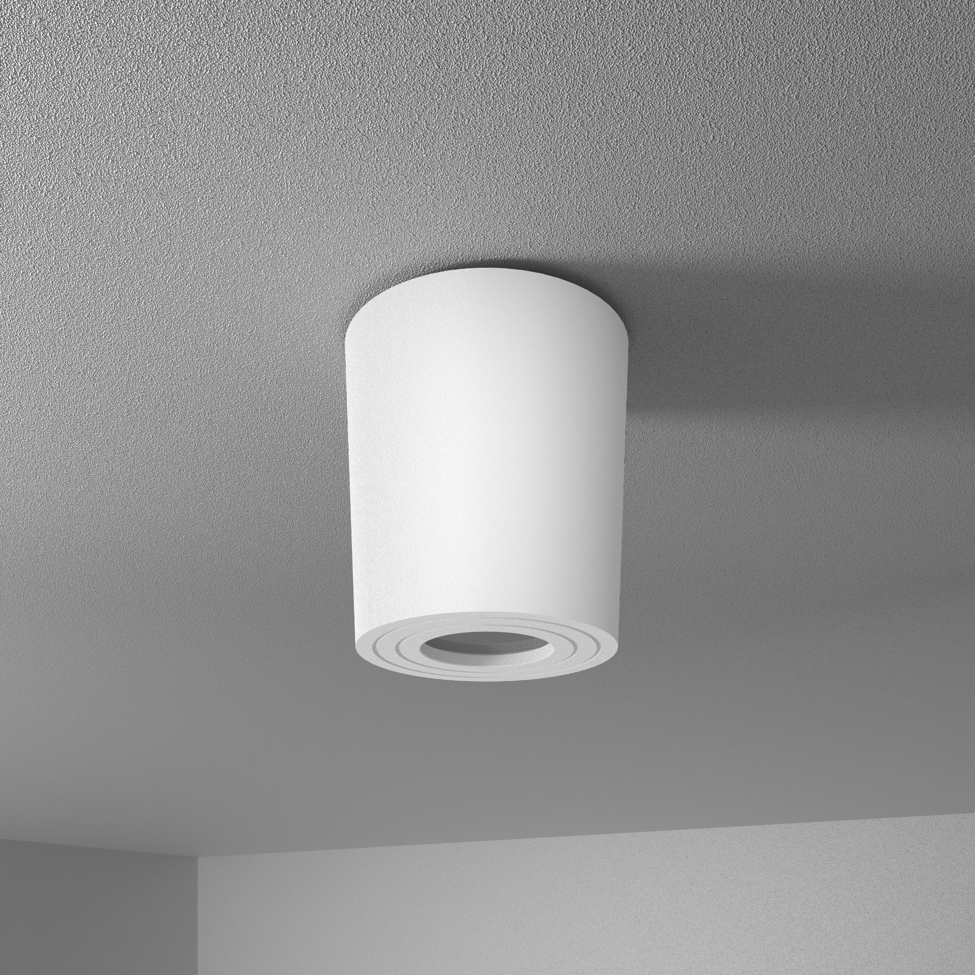 HOFTRONIC™ Paxton - LED plafondspot opbouw - Rond - Wit - Aluminium - IP65 geschikt voor badkamer en keuken - GU10 fitting - 3 jaar garantie
