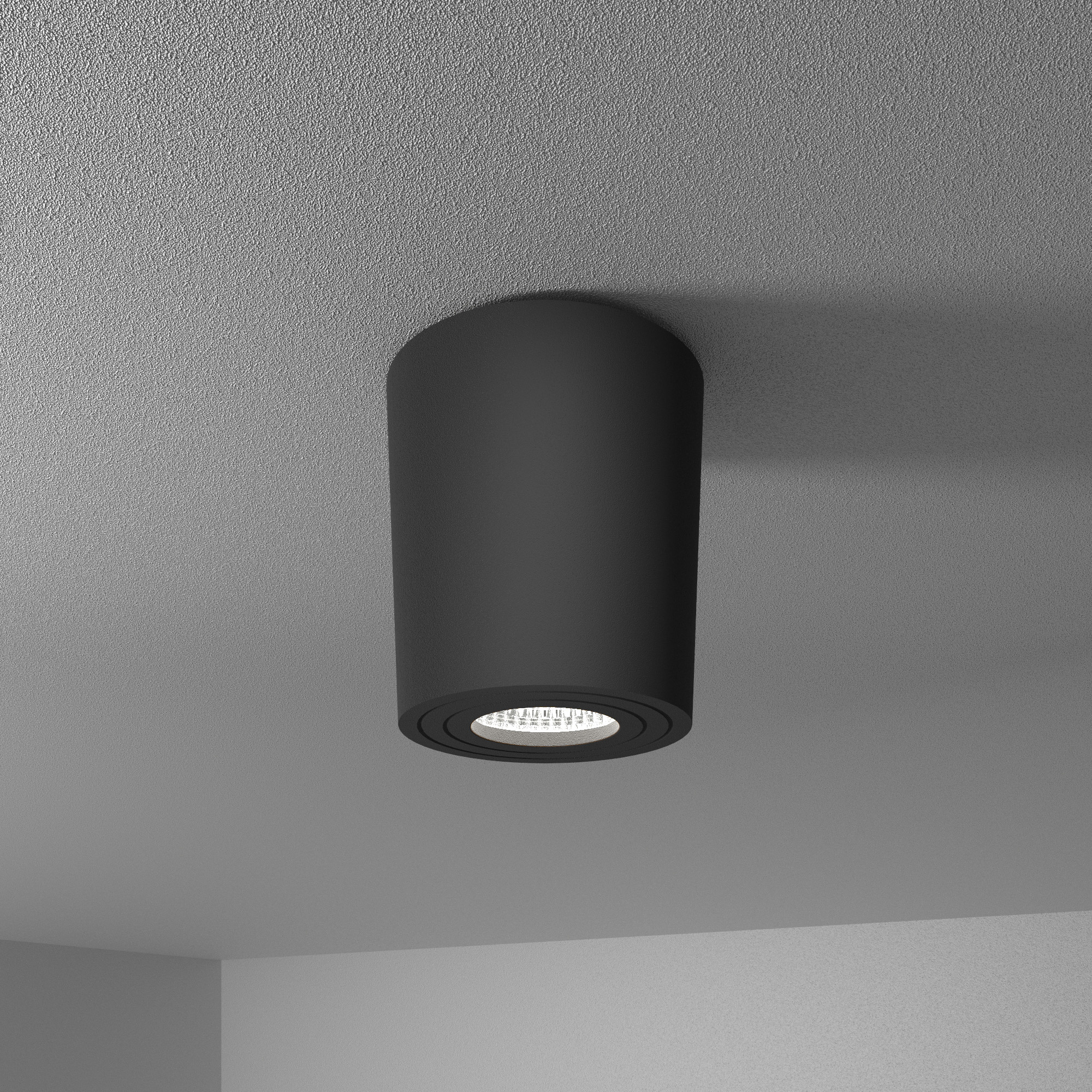 HOFTRONIC™ Paxton LED Opbouwspot plafond - Rond - Zwart - Aluminium met poedercoating - IP65 waterdicht voor binnen en buiten - incl. GU10 spot Daglicht wit 6000K - 3 jaar garantie