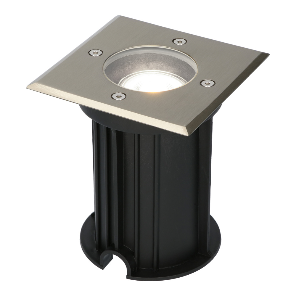 HOFTRONIC™ Ramsay dimbare LED grondspot Vierkant RVS 6000K daglicht wit 5 Watt IP67 straal waterdicht 3 jaar garantie