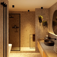 Paxton - LED plafondspot opbouw - Rond - Zwart - Aluminium - IP65 geschikt voor badkamer en keuken - GU10 fitting - 3 jaar garantie
