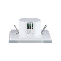 Microgolf bewegingssensor met schemerschakelaar 15 meter Maximaal 1200 Watt inbouw wit