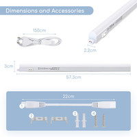 LED Batten 60 cm Verlinkbar 6500K 7 Watt 5 Jahre Garantie
