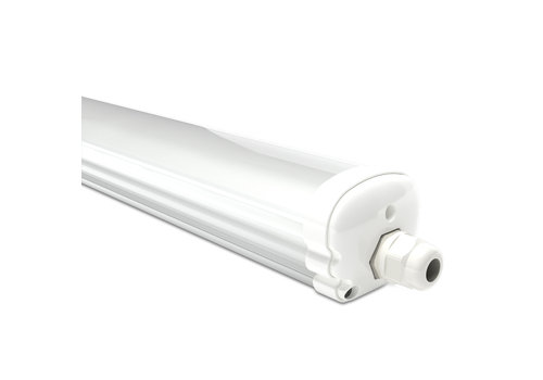 Eurocali 2x Plafoniere LED 48W 150cm Impermeabile IP65 5760 lumen - Forma: Tubo - Luce Bianco Naturale 4000K - Fascio Luminoso 120