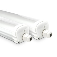 Set van 2 LED armaturen 150cm - IP65 Waterdicht - 48 Watt - 5760 Lumen - 4000K Neutraal wit - Koppelbaar - IK07 - Tri-Proof plafondverlichting