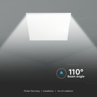 LED Paneel - Warm wit 3000K licht - 62 x 62 cm -36 Watt - 4320 Lumen - Flikkervrije systeemplafondverlichting