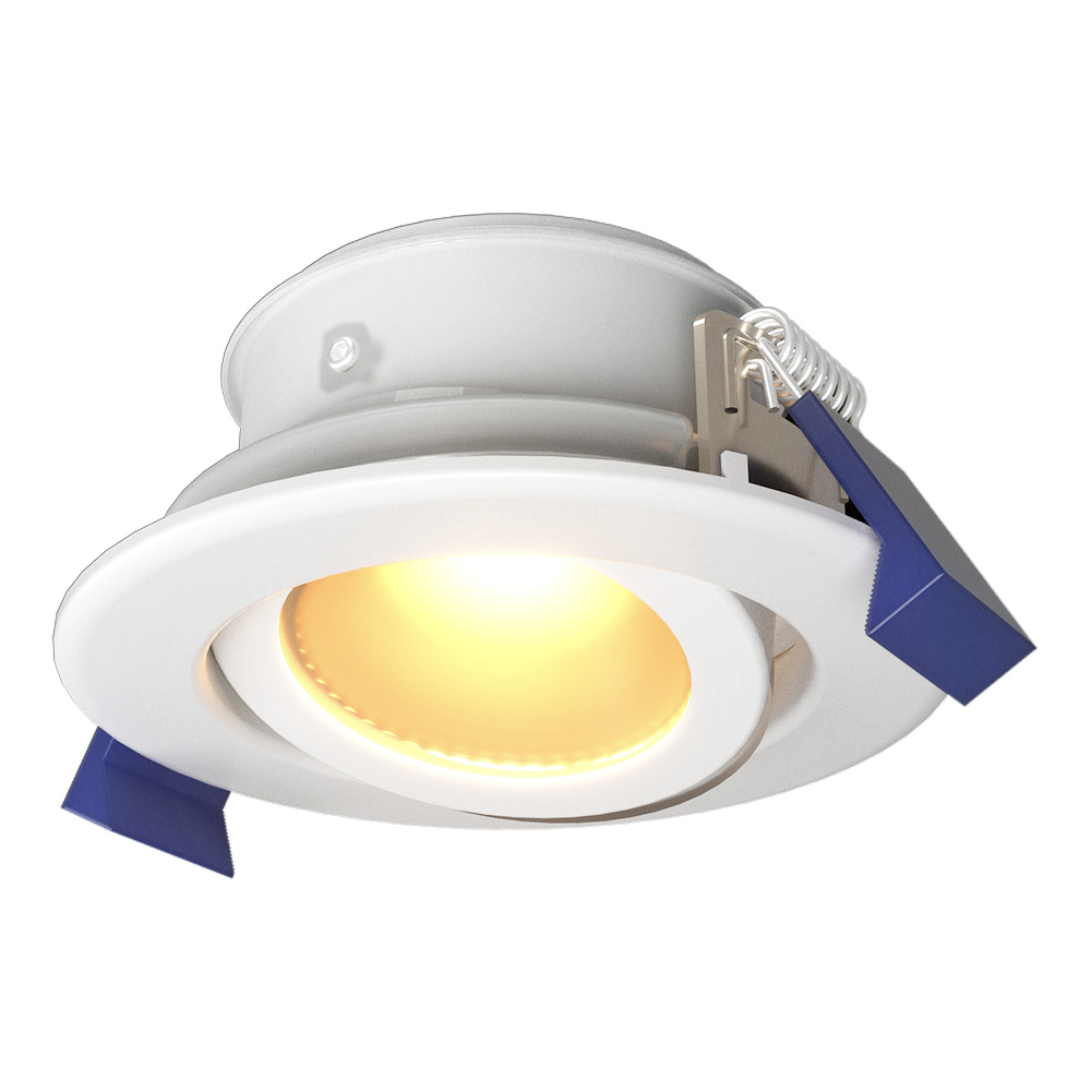 HOFTRONIC™ Lima LED inbouwspot Kantelbaar 2700K Warm wit IP65 waterdicht en stofdicht Buiten Badkamer GU10 verwisselbare lichtbron 5 Watt Veiligheidsglas Wit 2 jaar garantie