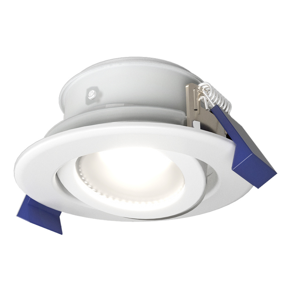 HOFTRONIC™ Lima LED inbouwspot Kantelbaar 6000K Daglicht wit IP65 waterdicht en stofdicht Buiten Badkamer GU10 verwisselbare lichtbron 5 Watt Veiligheidsglas Wit 2 jaar garantie