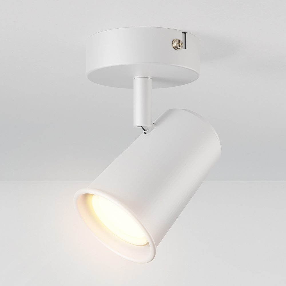 HOFTRONIC™ Riga LED Plafondspot Wit Draaibaar en Dimbaar GU10 Fitting Opbouw spot voor woonkamer LED Plafondlamp