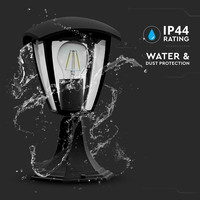 LED Tuinlantaarn staand LED Aluminium Vierkant IP44 E27