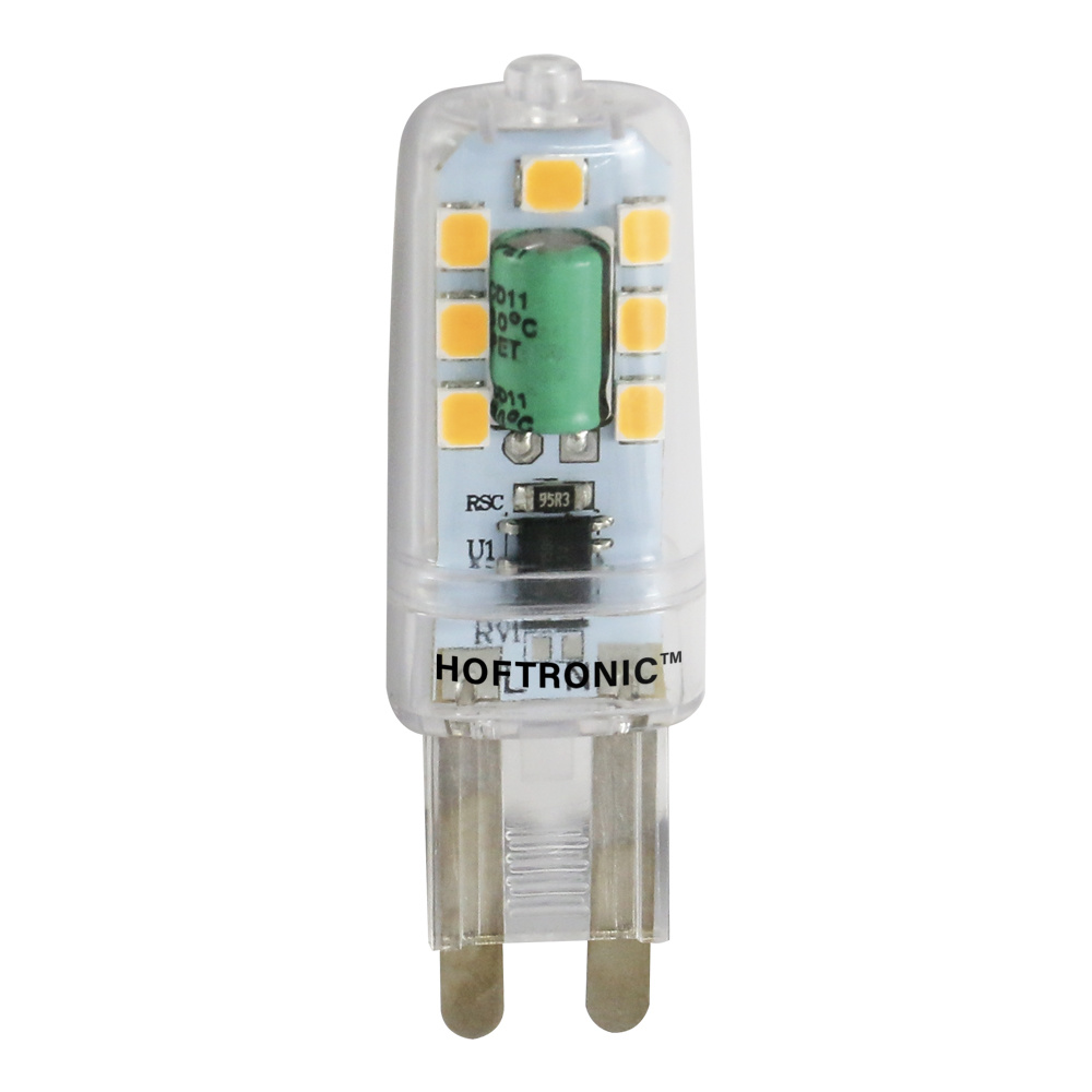 HOFTRONIC G9 LED Lamp - 2,2 Watt 200 lumen - 6500K Daglicht wit - 230V - Vervangt 22 Watt T4 halogee