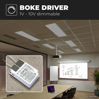 LED-Panel - Dimmbare - 30x120 cm - 36 Watt - 4320lm (120lm/W) - 6000K - UGR22 - Flimmerfrei - 5 Jahre Garantie
