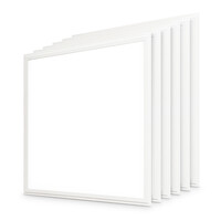 6x LED Paneel - 62x62 cm - 36 Watt - 4320lm (120lm/W) - 4000K neutraal wit - Flikkervrij - UGR19 - 5 jaar garantie
