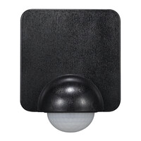 PIR Sensor - Bewegingssensor en schemerschakelaar (dag en nacht sensor) - IP54 waterdicht Voor buiten en binnen - Max 1200 Watt - Zwart