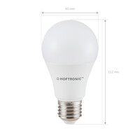 E27 SMART LED Lamp RGBWW Wifi & Bluetooth 10 Watt 806lm Dimbaar via App