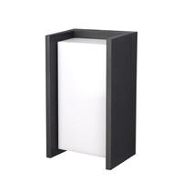 Jasper LED wall light - 12 watts - 3000K warm white - IP54 waterproof - Black - Wall light for indoor and outdoor use