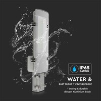 LED Straatlamp 50 Watt 4000K 5000lm IP65 5 jaar garantie - Grijs