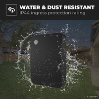 Schemerschakelaar voor buiten - IP44 waterdicht - <2 - 100 Lux - Max 1380 Watt - Photocell lichtsensor (dag en nacht sensor) - schemersensor