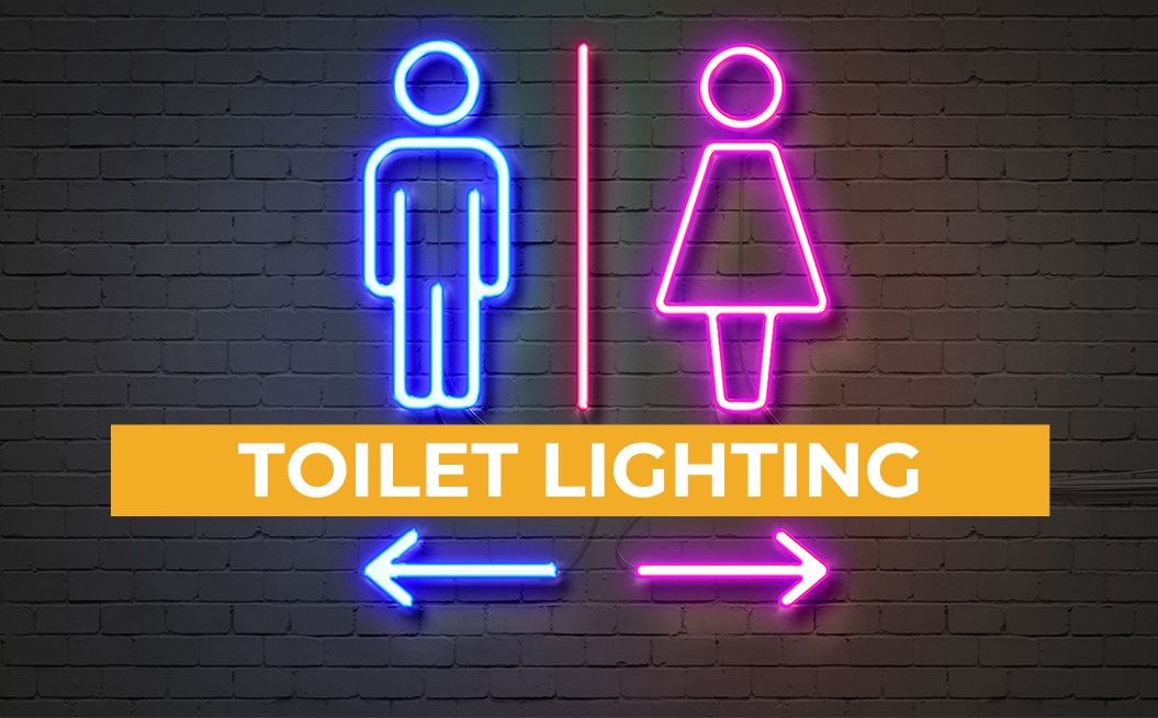 Toilet lighting: ideas and practical tips