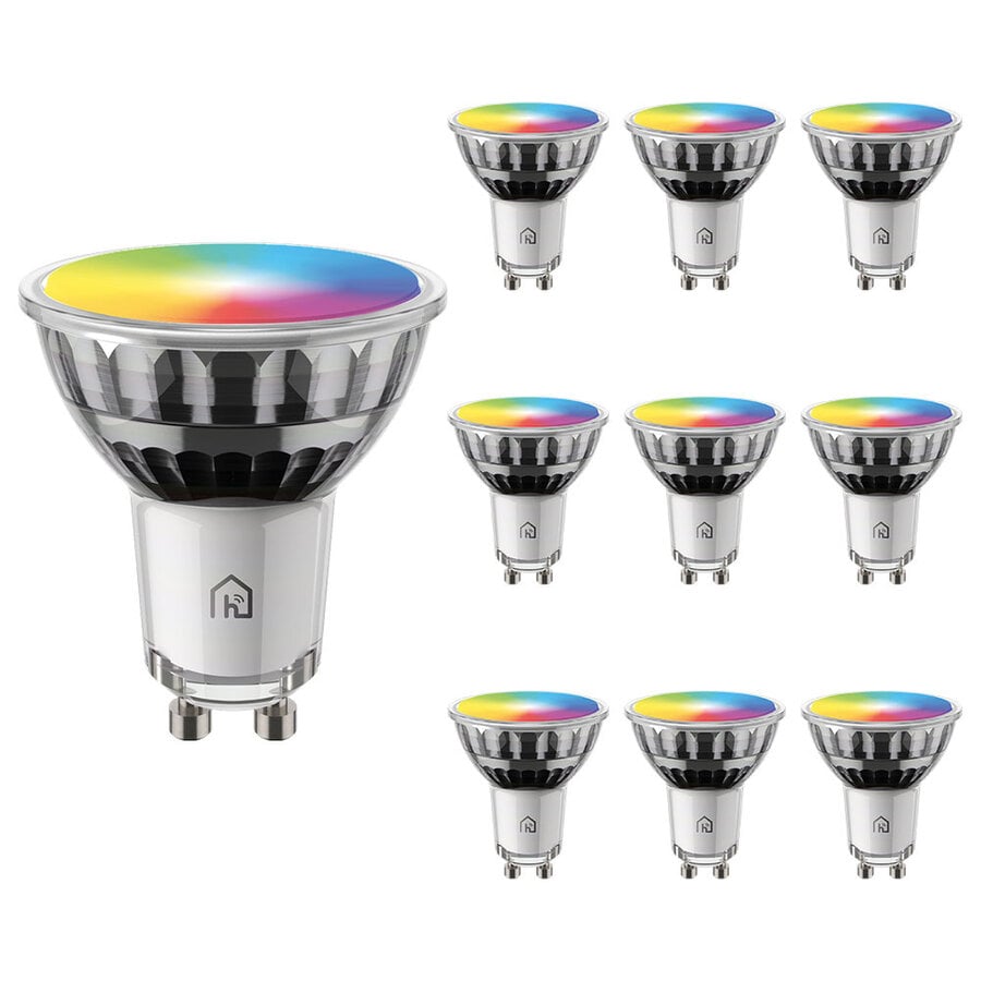 GU10 Smart Spot Light Bulbs, WiFi & Bluetooth, Work with Alexa, Pack of 4