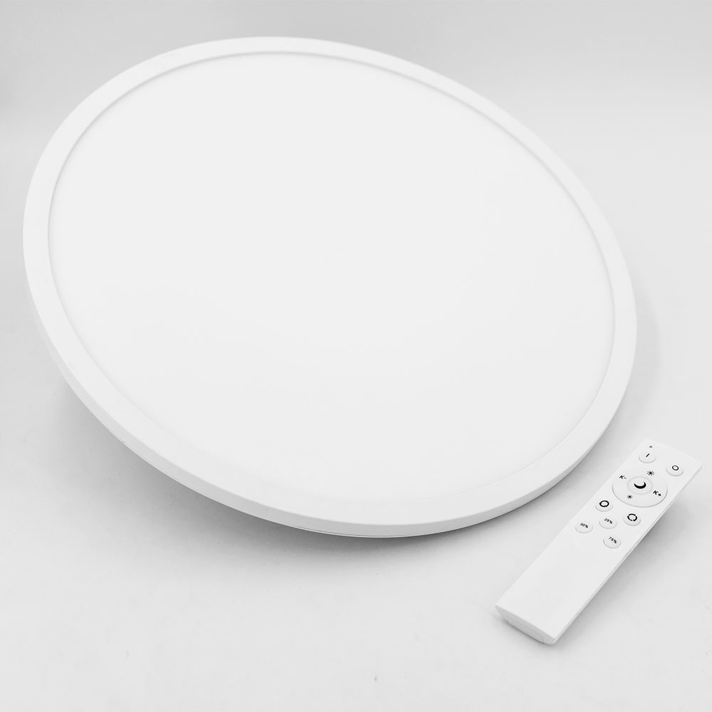 Slim - Badkamer Plafondlamp met afstandsbediening - RGB WW - Wit - IP44 waterdicht - Ø30 cm - LED Plafonniere