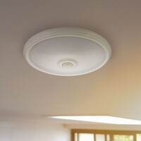 LED ceiling light white with motion sensor and twilight switch 12W 1000 Lumen 3000K IP20 3 years warranty