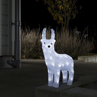 Verlicht Kerstfiguur voor buiten - Rendier - 32 LEDs - 38 cm hoog