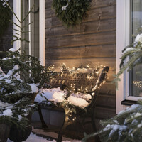 Indoor and outdoor cluster lights - 8 functions - 960 LEDs - 2100K Amber - 7.2 metres - Christmas lights - IP44 - Incl. Transformer