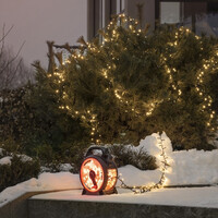 Cluster light cord on cable reel for outdoor use - 800 LEDs - 2100K Amber - IP44 - 18 meters - Christmas lights