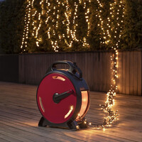 Cluster light cord on cable reel for outdoor use - 800 LEDs - 2100K Amber - IP44 - 18 meters - Christmas lights
