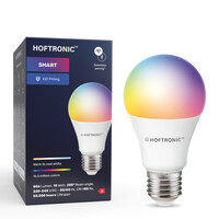 E27 SMART LED Bulb RGBWW Wifi & Bluetooth 10 Watt 806lm Dimmable via App