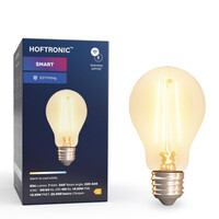 3x Smart E27 LED filament lamp - A60 - Wifi & Bluetooth - 806lm - 7 Watt - Warm wit tot koud wit
