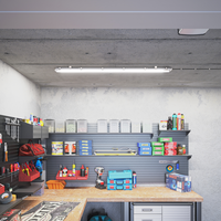 Ecoline LED TL armatuur 150 cm- IP65 Waterdicht - 4000K neutraal wit - Flikkervrij - 2x24 Watt LED Buizen - 4800 Lumen