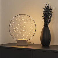 Kerstdecoratie - Ronde kerstdecoratie met 100 micro LED's - Kerstverlichting