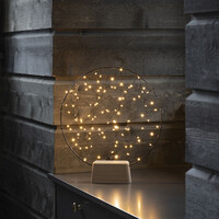 Kerstdecoratie - Ronde kerstdecoratie met 100 micro LED's - Kerstverlichting