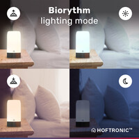 Loki smart LED table lamp - RGB - WiFi & Bluetooth - Flow Color - Ambient lamp - Music controlled - 8 Watt - Google assistant & Amazon Alexa - Indoor