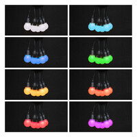 15m LED String light RGB - buiten lampjes snoer 24 RGB LEDs incl. afstandsbediening - IP65 Lichtsnoer buiten