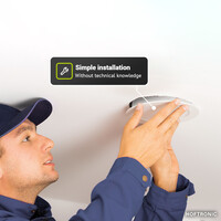 LED Downlight – Inbouwspot – Mini LED paneel - 3 Watt 155lm - Rond - 6500K Daglicht Wit - Ø100 mm