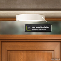 LED-Downlight - Runde Oberfläche - 12W - 1160 lm - 4000K Neutralweiß - IP20 – Anbaumontage