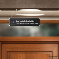 LED Downlight – Inbouwspot – Mini LED paneel – 6 Watt 490lm - Rond - 2700K Warm Wit - Ø120 mm