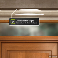LED Downlight – Inbouwspot – Mini LED paneel – 12 Watt 1160lm - Rond - 4000K neutraal Wit - Ø170 mm